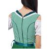 Dirndl Trachtenkleid Damen Kariert Grün 3 Stück